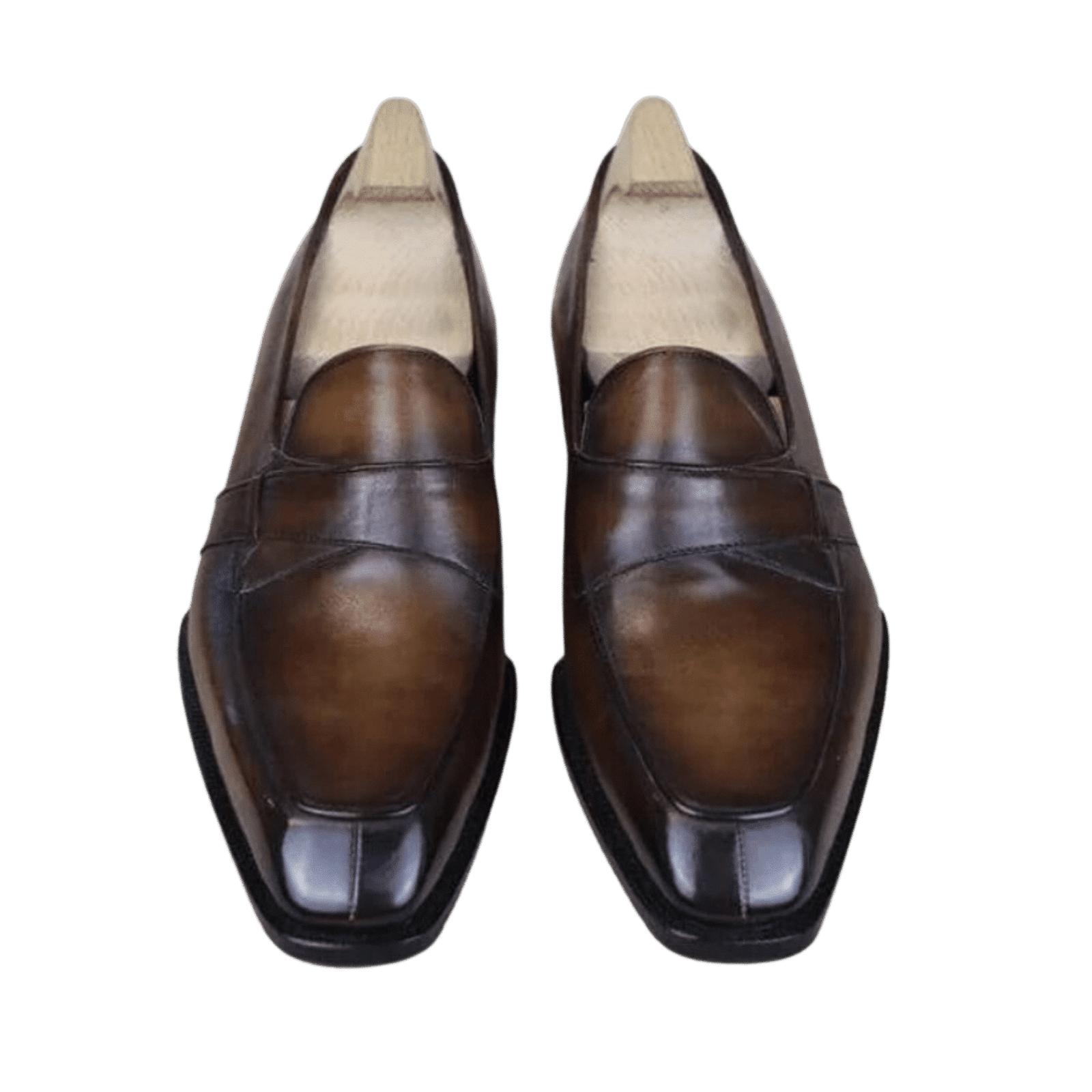 Classic Brown Cow Leather Goodyear Flat Bottom