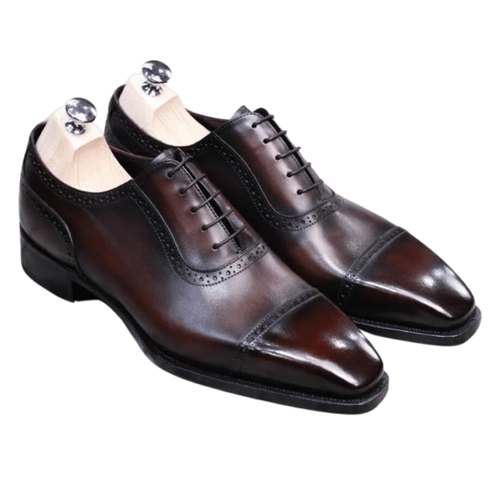Brown Classic Goodyear Fiddle Bottom in Cow Leather