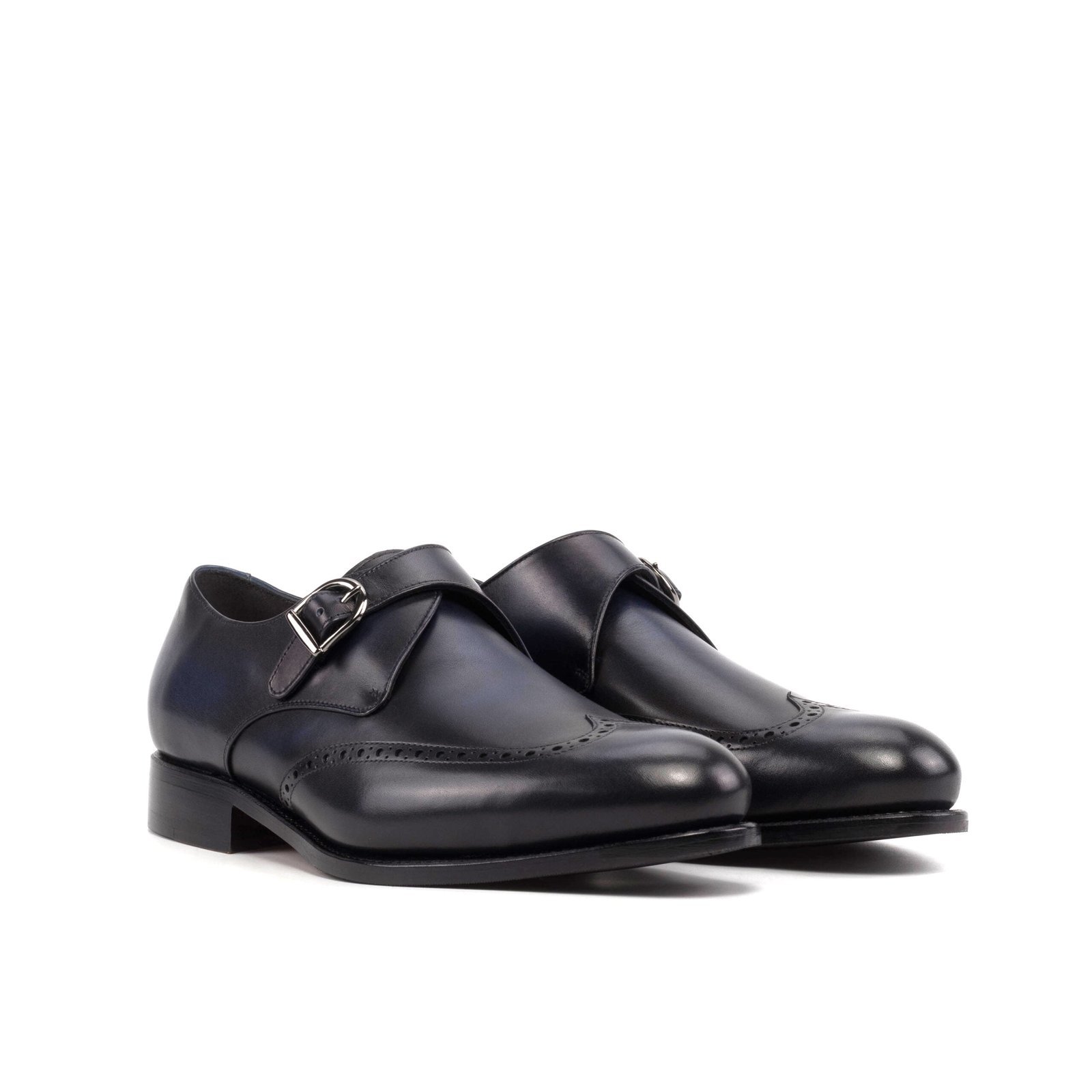Navy Single Monk Strap Dress Shoe - Image 2