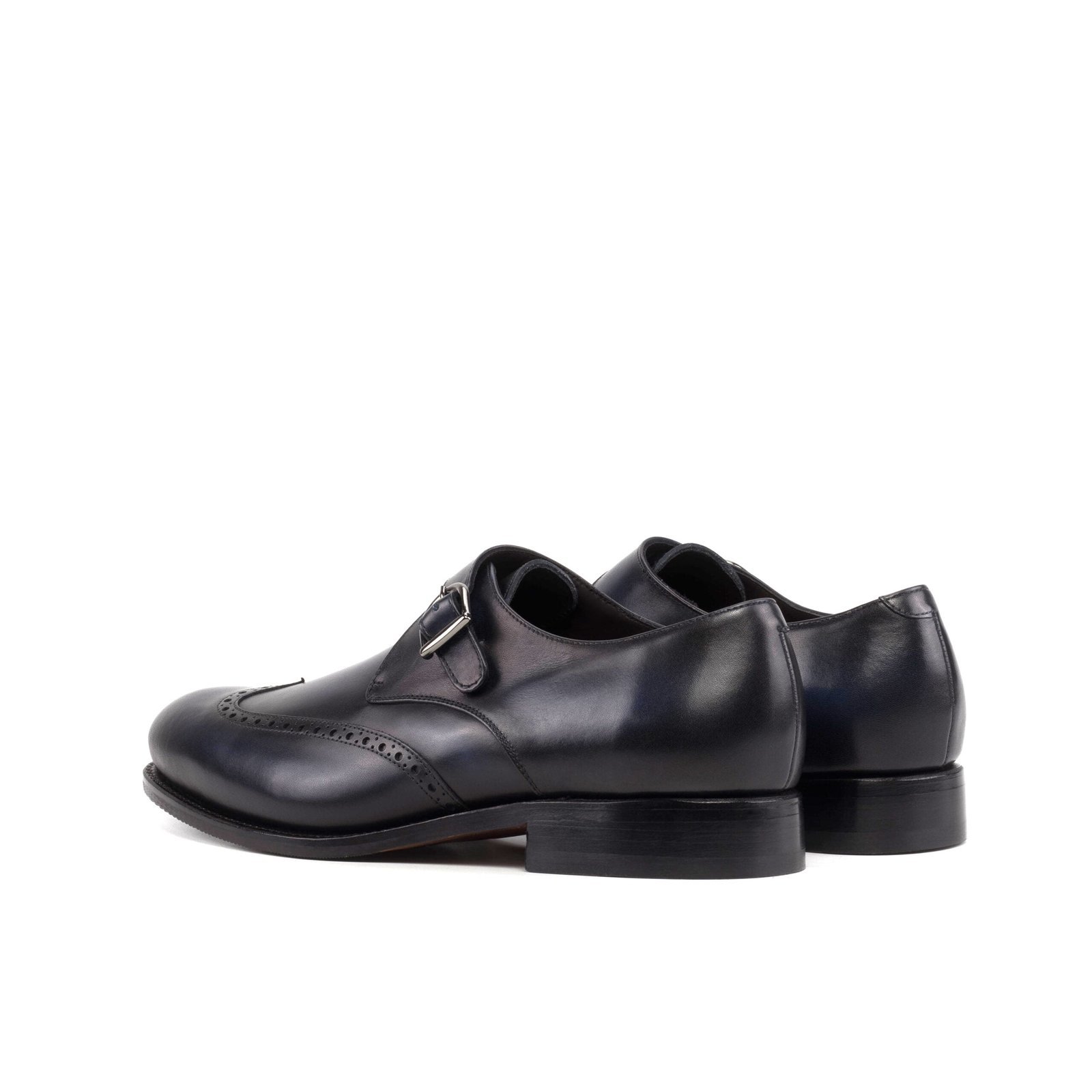 Navy Single Monk Strap Dress Shoe - Image 3