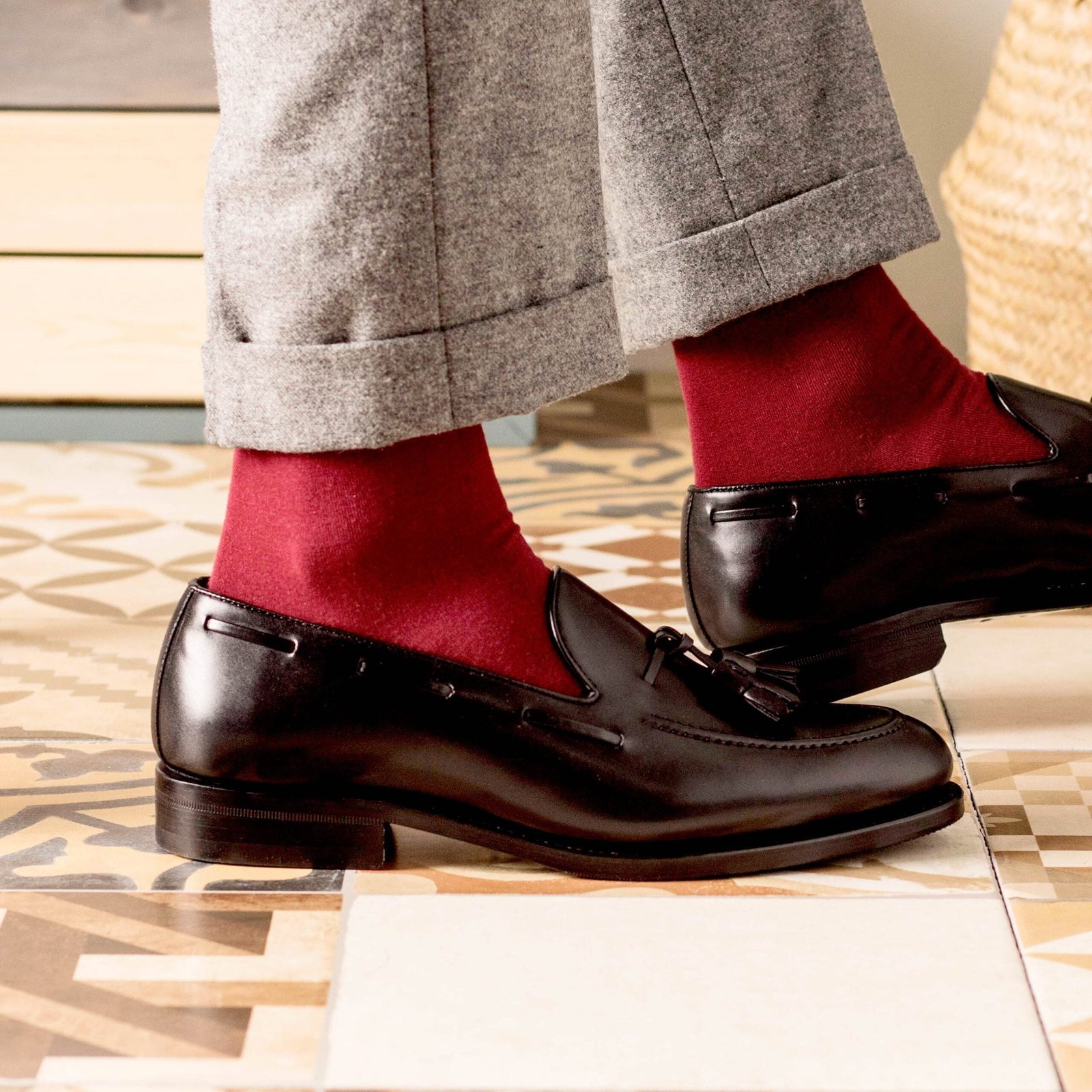 Black Box Calf Leather Loafer Shoes - Image 5