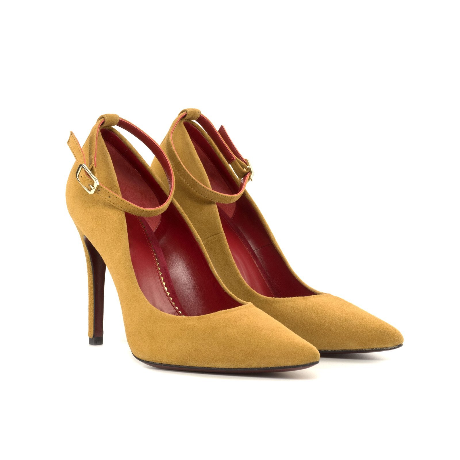Women Florence Sand Dessert Suede Heels - Image 3