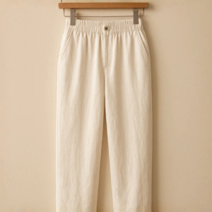Off-White Relaxed-Fit Linen Pants